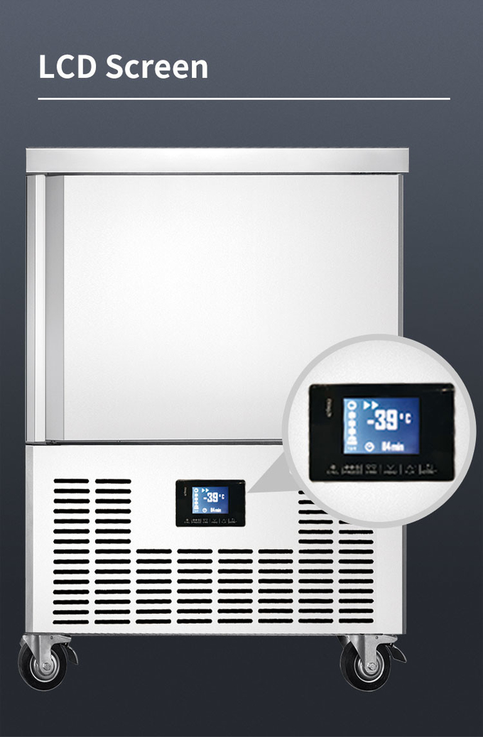 15의 쟁반 급속 냉동고 냉각장치 빠른 어는, 1500w 상업적인 돌풍 냉각장치 6